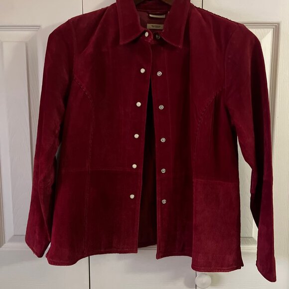 Ruff Hewn Faux Suede Snap-Front Jacket - Picture 3 of 4